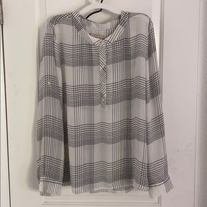 XL Banana Republic sheer blouse